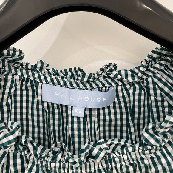 NWOT Hill House Home Emerald Gingham Katherine Nap Dress XS - Picture 4 of 7